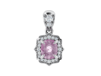 pink spinel pendant