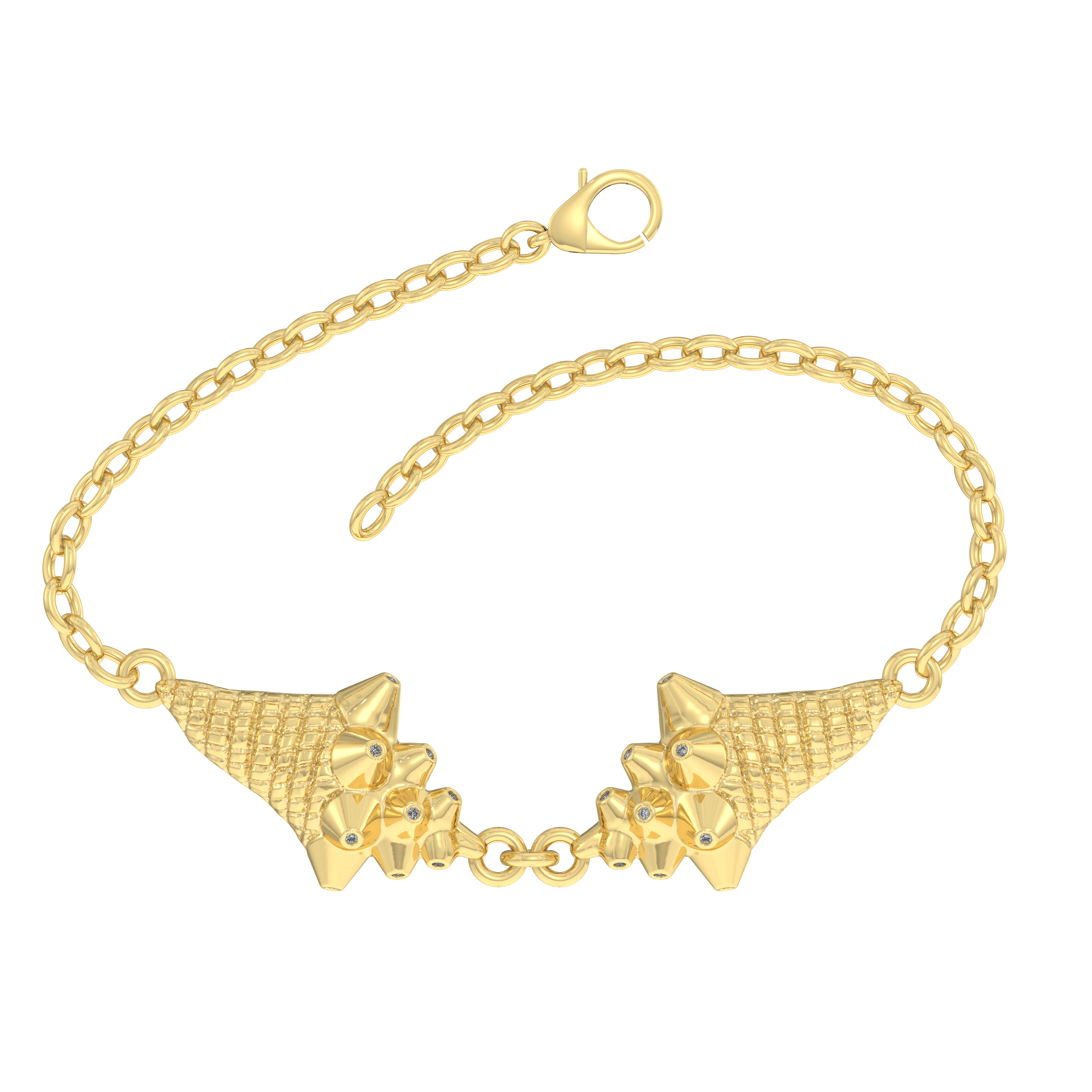 14K Yellow Gold Estate Shell and Starfish Bracelet – Long's Jewelers