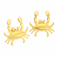 boucles d'oreilles crabe