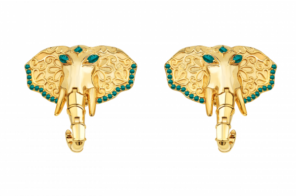 Elephant Earrings Gold