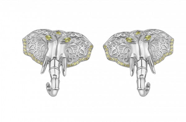 boucles d'oreilles éléphant