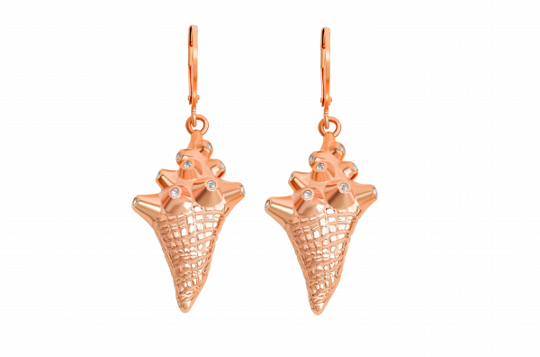 conch shell earrings