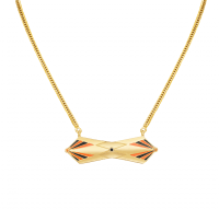 Geometric Necklace Gold