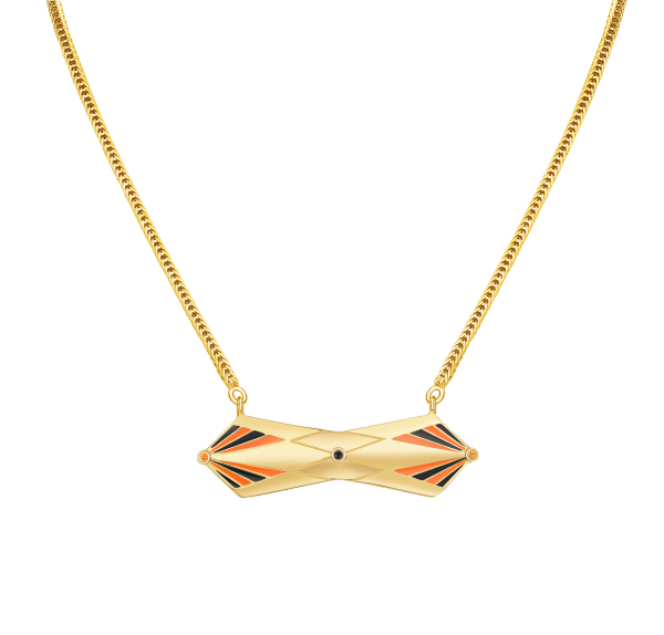 Geometric Necklace Gold