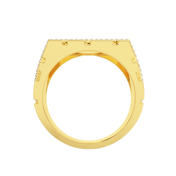 Gold Nugget Ring Mens